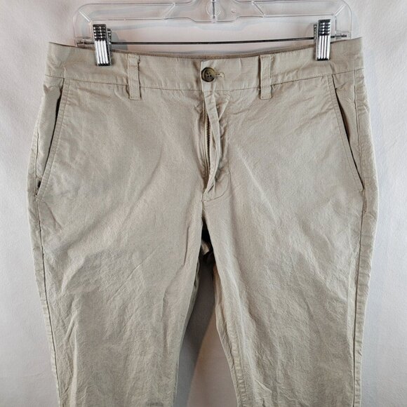 Bonobos Pants Mens 31x32 Beige Chino Khaki Tailored Fit Stretch Normcore Basic A - Picture 2 of 10